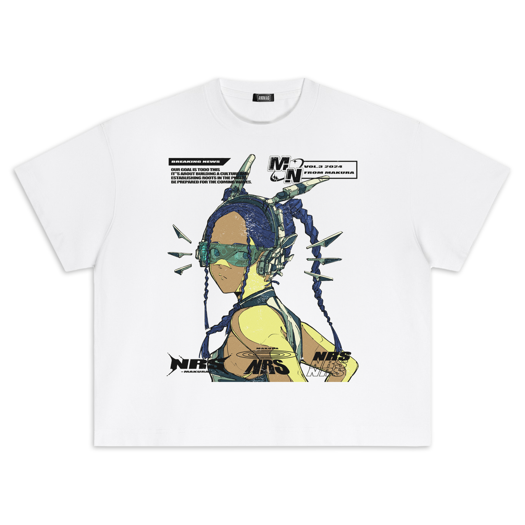 Cyber Girl T-Shirt - White